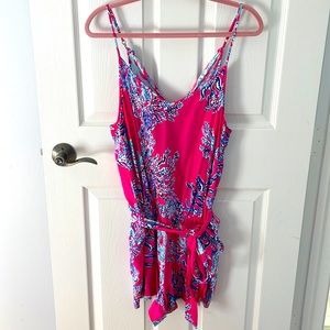 Lilly Pulitzer belted Romper